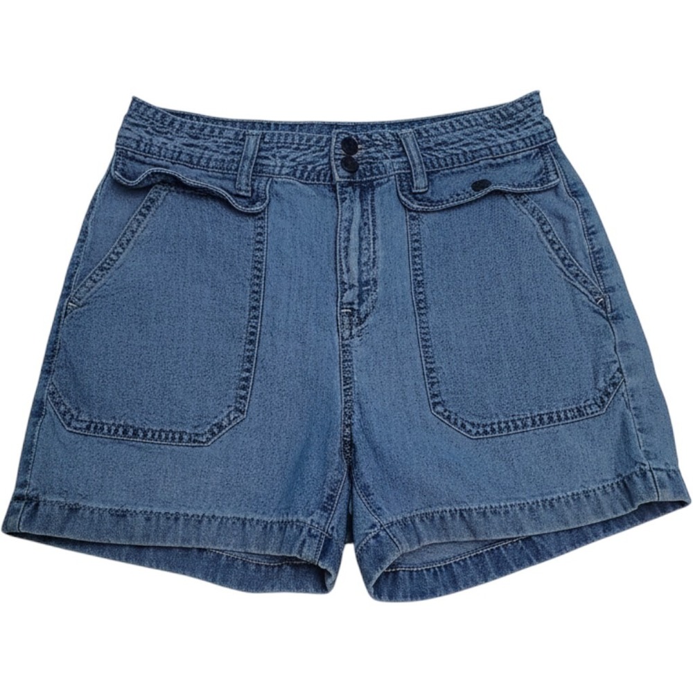 J. Crew Denim Shorts 4 Light Blue Re-Imagined Utility Cotton Sailor Coastal